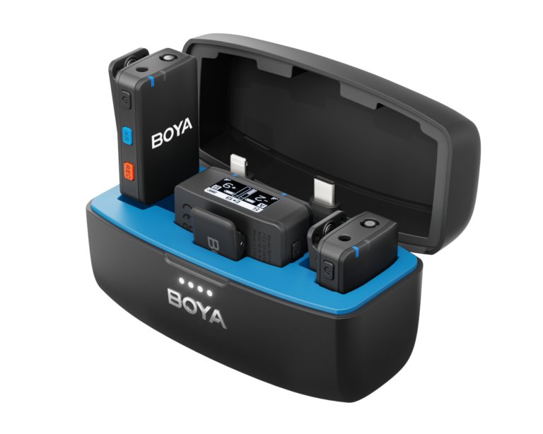 Introducing BOYAMIC – the all-in-1 wireless mic and audio recorder with studio quality sound!