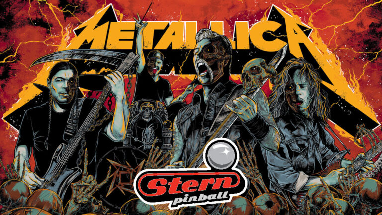 Stern Remasters the Classic Metallica Pinball Machine with a brutal new redesign